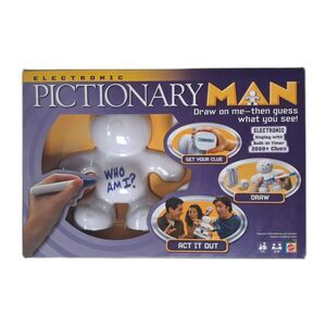 Electronic Pictionary Man Board Game Mattel 2008 100% Working & Complete